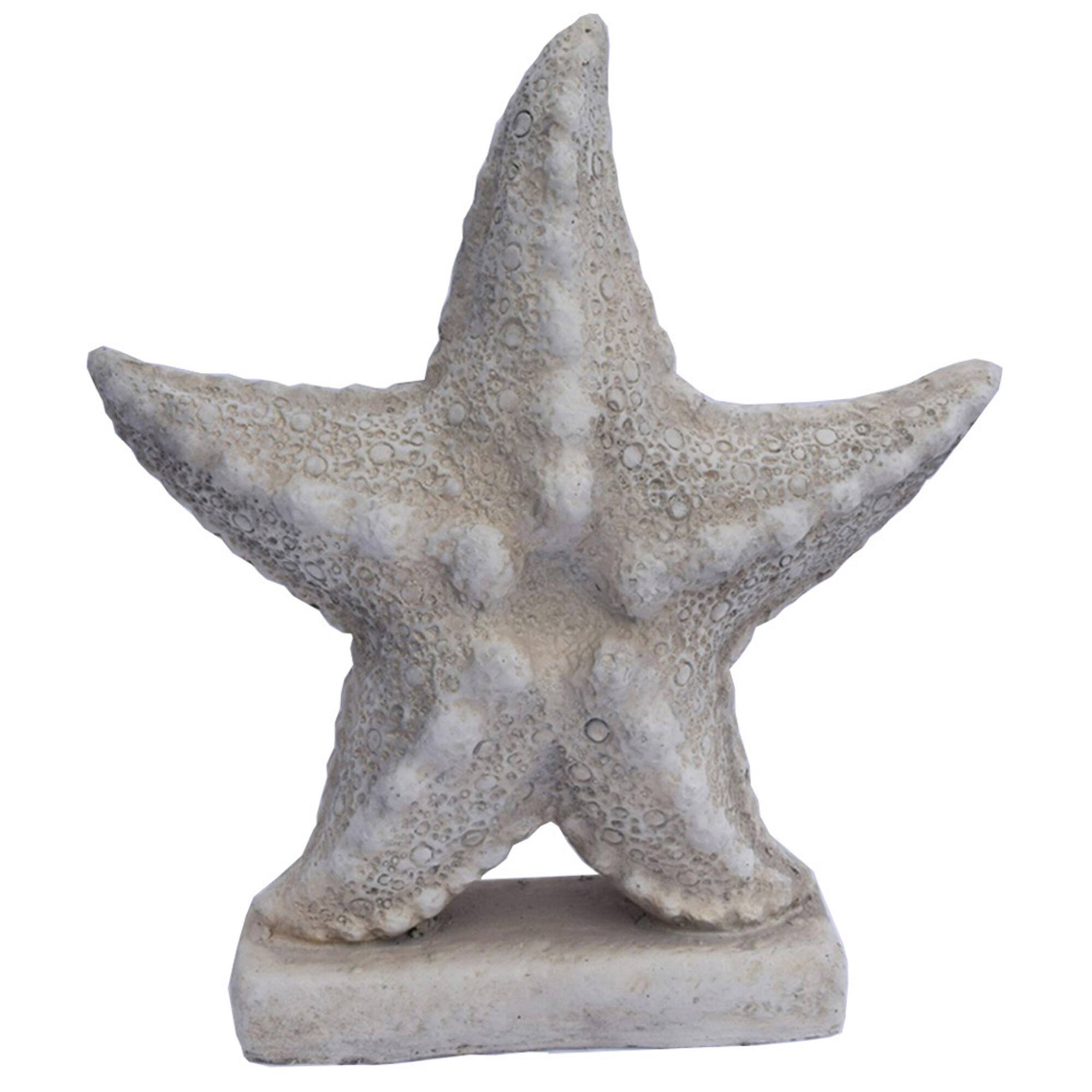 Santa's Workshop 17" Antique White Starfish Décor